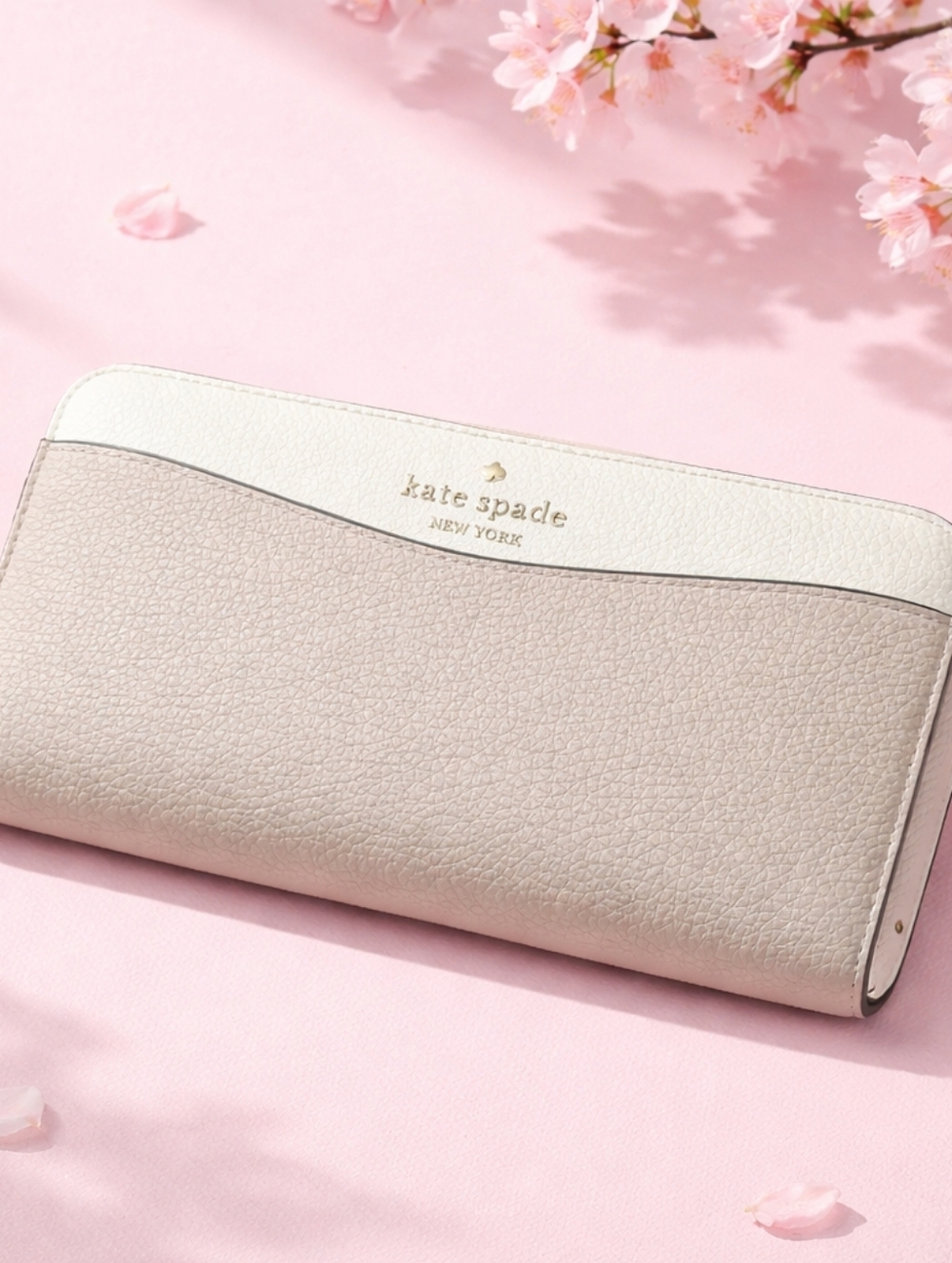 Kate Spade Zip Wallet Two Tone Euc